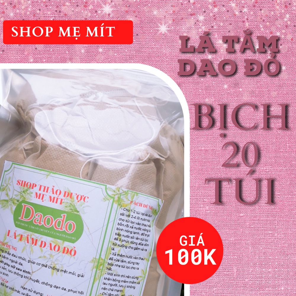 Lá tắm sau sinh dân tộc dao đỏ