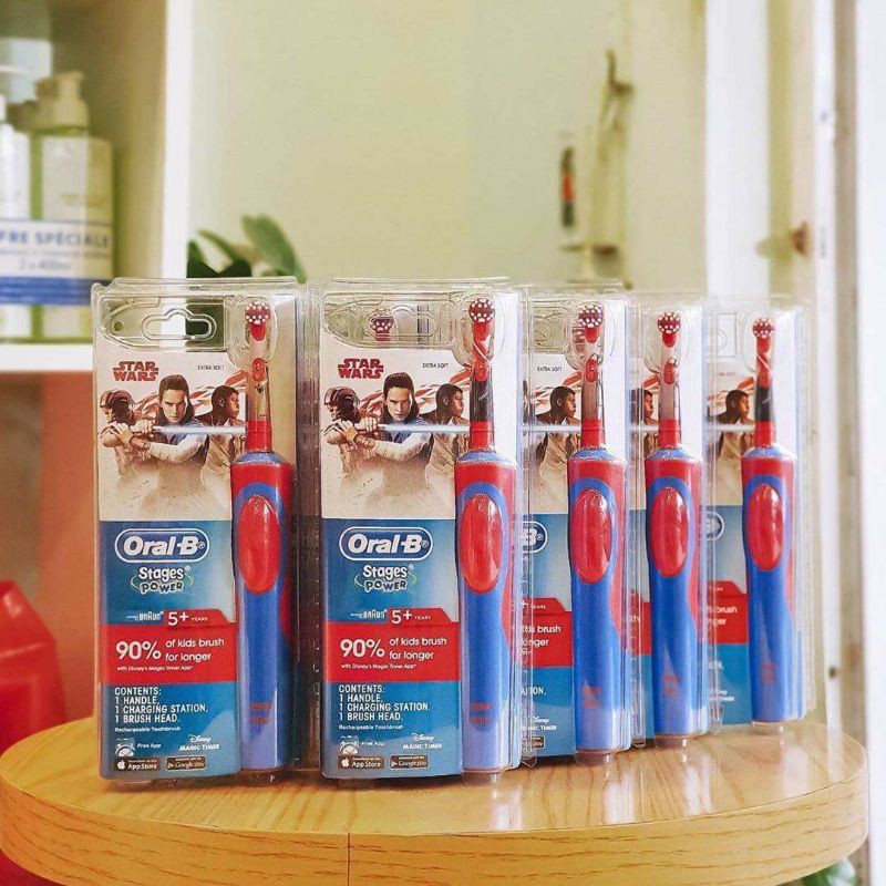 Bàn chải điện Braun Oral-B dành cho bé trai từ 5 tuổi