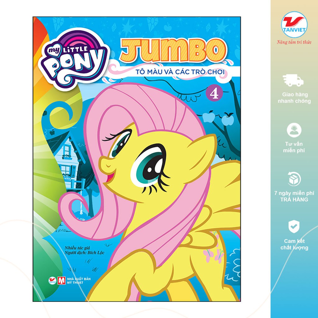 Sách - Combo 8 cuốn Tô Màu My Little Pony Jumbo Tô Màu Và Các Trò Chơi.