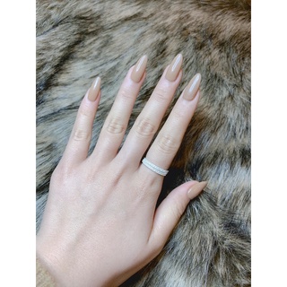 nhẫn bạc ta gắn đá nhỏ