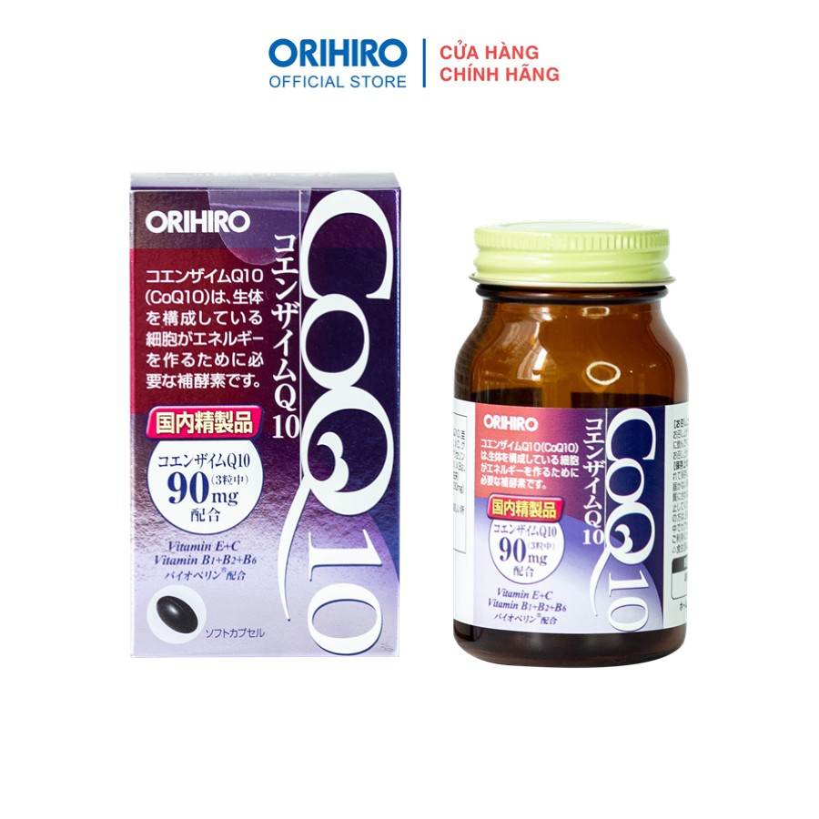 Viên uống hỗ trợ tim mạch Coenzyme Q10 Orihiro 90 viên