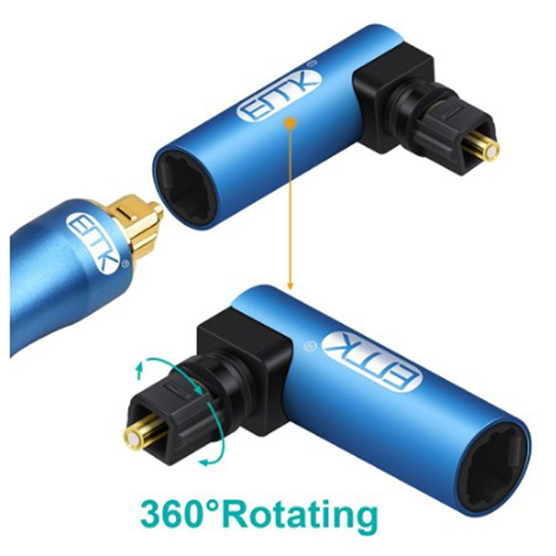 Cáp Quang Âm Thanh Toslink Spdif Toslink 90 Độ