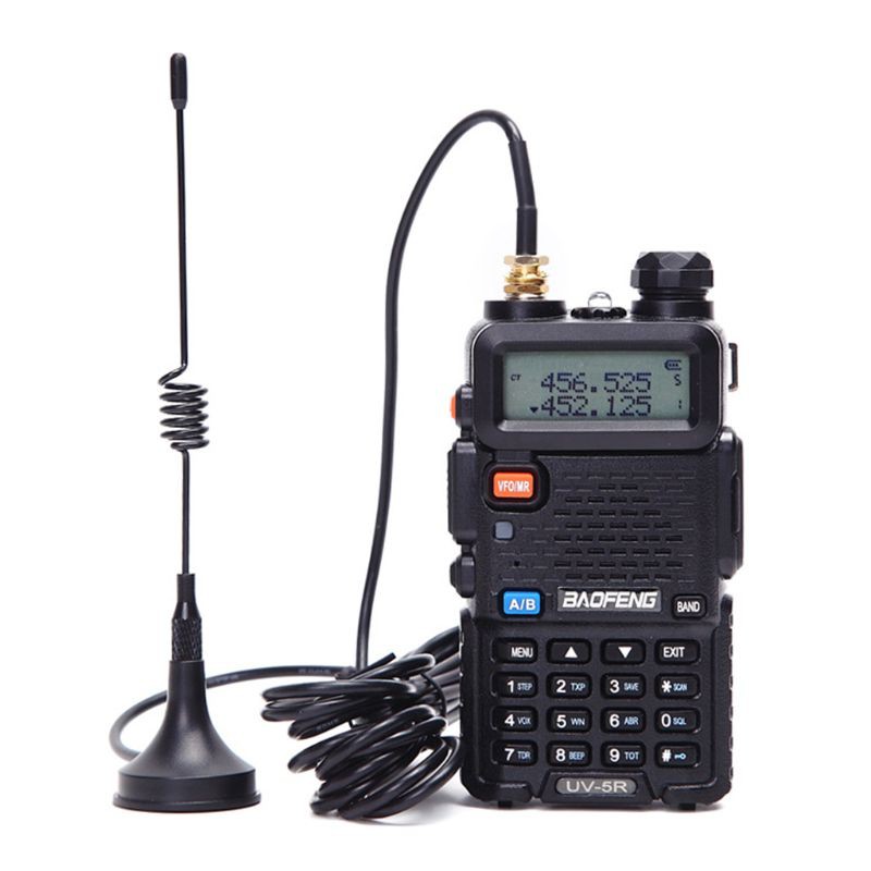 DOU Baofeng Ăng Ten Cho Đài Phát Thanh Di Động Mini Ô Tô Ăng Ten VHF Cho Quansheng Baofeng 888S UV5R