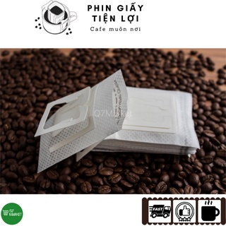 Phin giấy pha cà phê tiện lợi, phin cafe giấy đi du lịch, cafe ở văn phòng, Q7Market