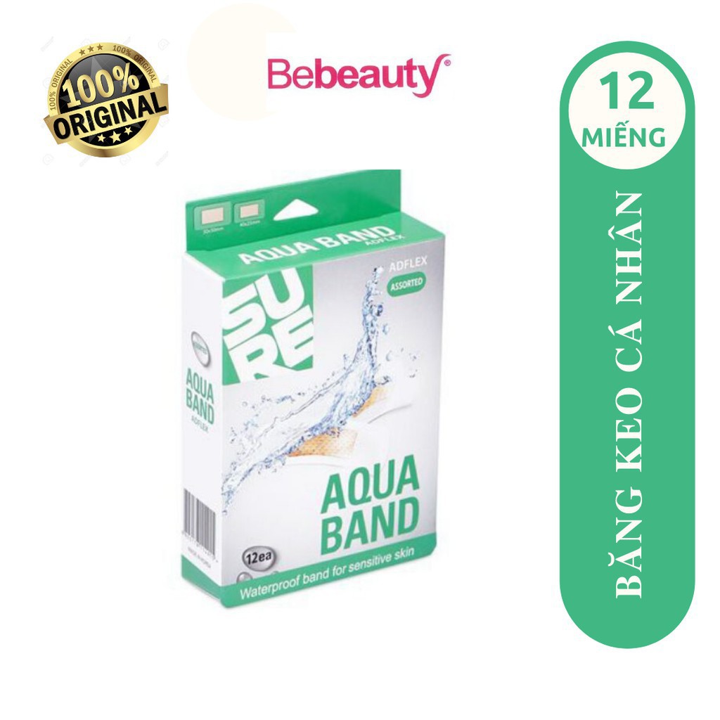 Băng Keo Cá Nhân Không Thấm Nước Aqua Band Waterproof Plaste– Hàn Quốc