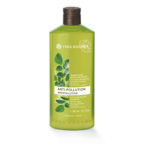 Dầu gội - xả Yves Rocher DETOX MICELLAR SHAMPOO 300ML - Anti Pollution