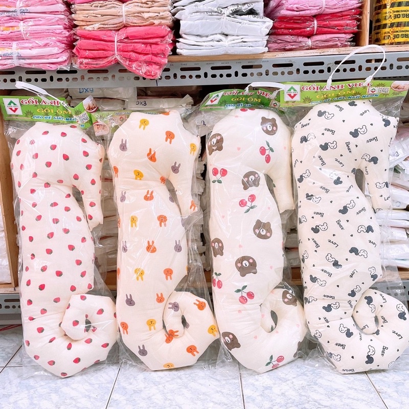 Gối ôm hình thú cho bé-Gối ôm hoạ tiết xinh xắn