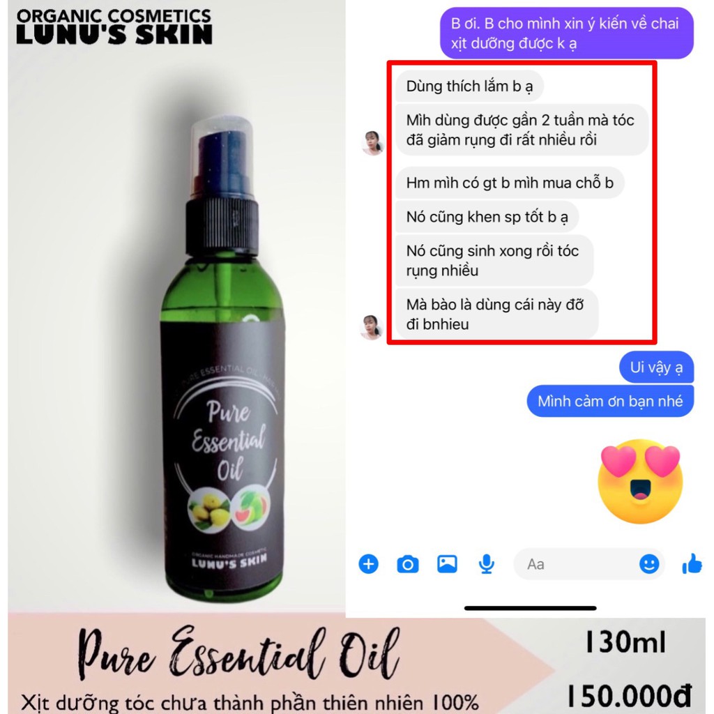 CHAI XỊT DƯỠNG TINH DẦU BƯỞI XANH & SERUM JOJOBA PURE ESSENTIAL OIL kích_mọc_tóc trị_rụng_tóc | BigBuy360 - bigbuy360.vn