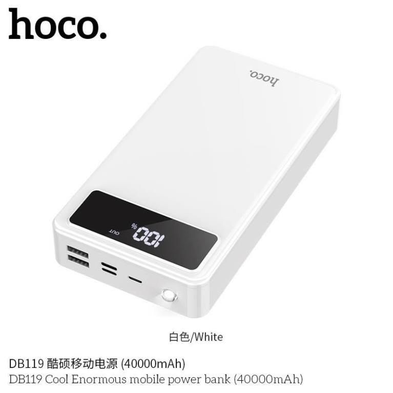 Sạc dự phòng 40.000mAh Hoco DB119 - Bảo hành Toàn Quốc Powerbank 40000 mah