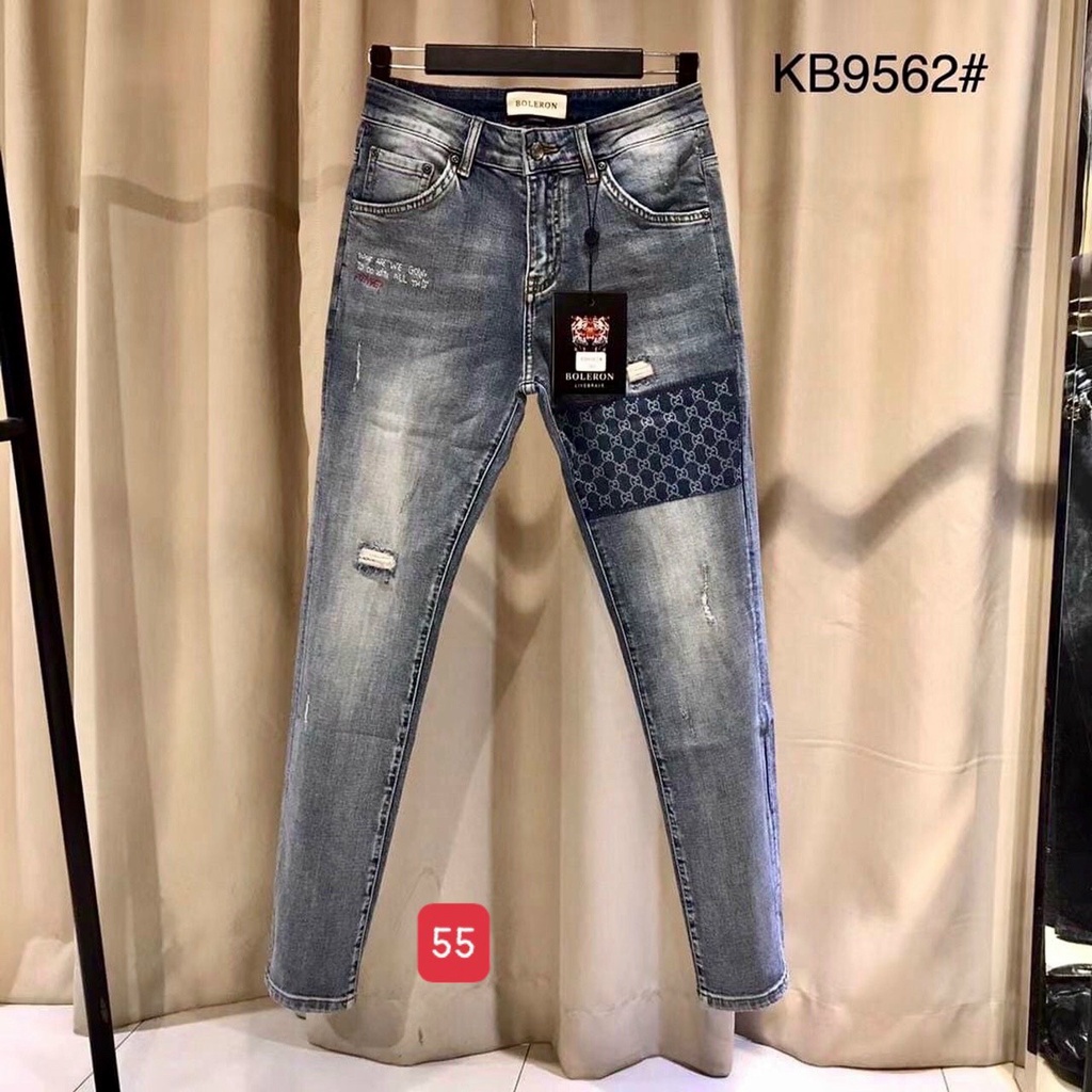 Quần Jean Nam Đẹp ❤️FREESHIP❤️ Quần Bò Nam Rách Gối Chất Liệu Denim Cao Cấp Thời Trang Chuẩn Hàng Shop Tô Tồ Shop -QJN56 | BigBuy360 - bigbuy360.vn