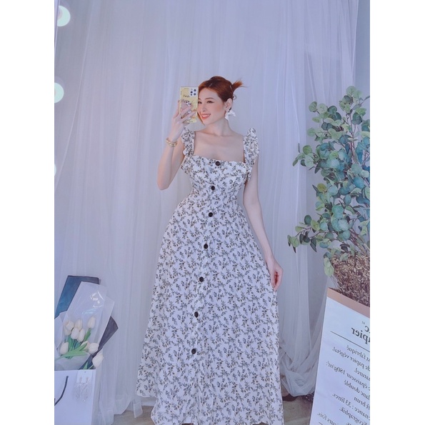 Đầm maxi cánh tiên bèo from Na Trịnh nút