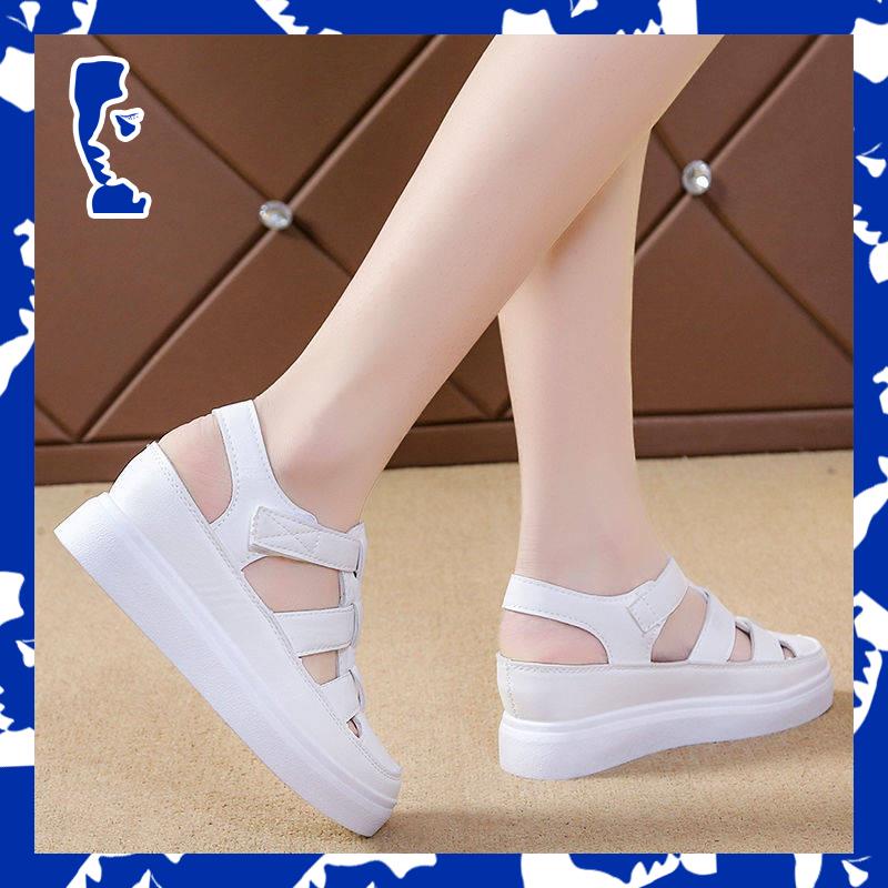 Giày sandal đế xuồng tăng chiều cao thời trang mùa hè mới