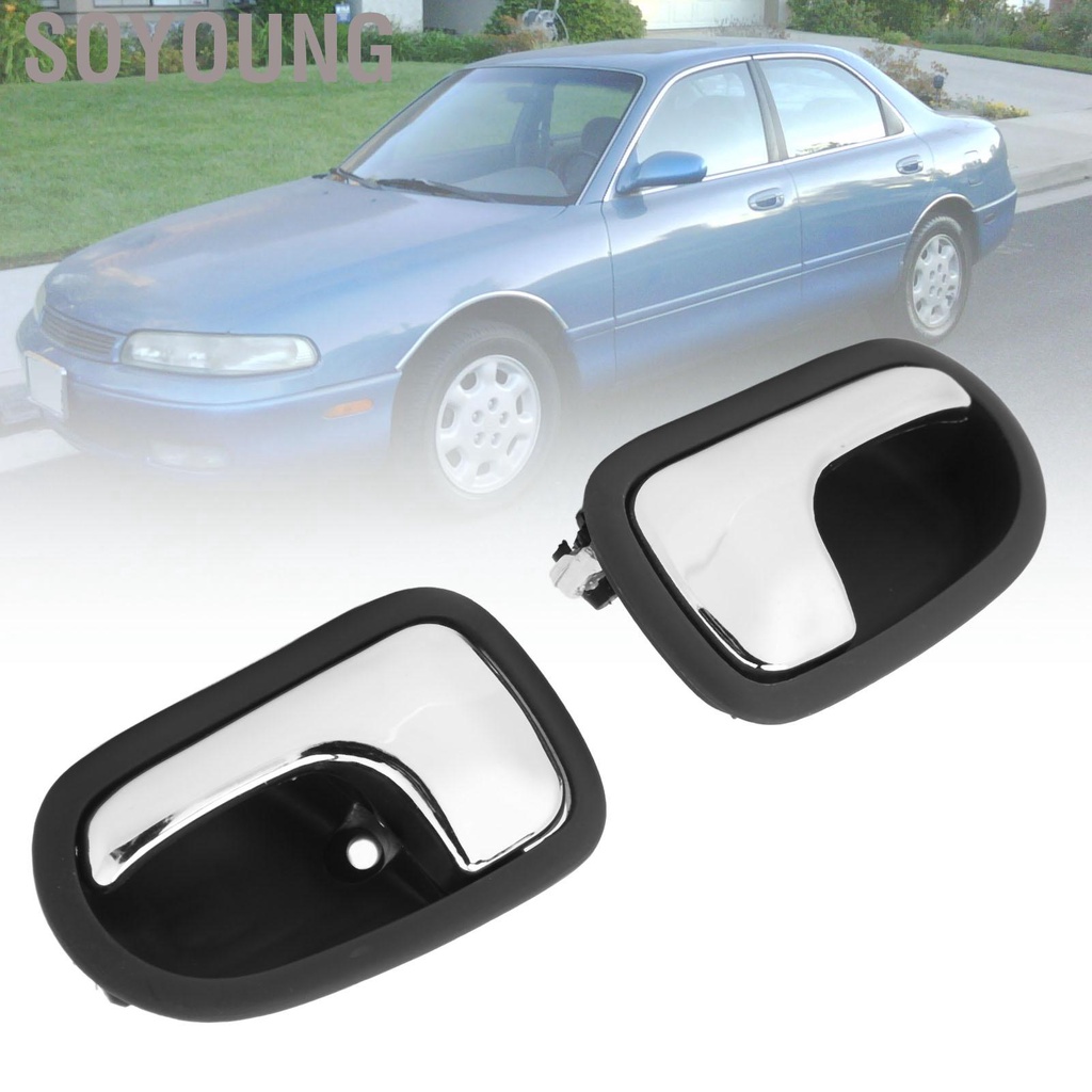 Soyoung 2pcs Car Interior Door Handle S54N 58 330B 65 Replacement for Mazda Protege 323 626