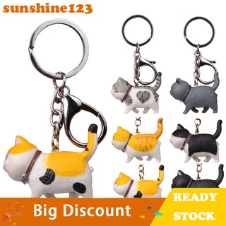 Móc khóa hình mèo mập mạp dễ thương