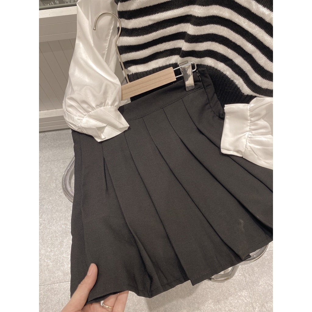 CHÂN VÁY XẾP LY 3 MÀU