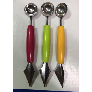 Dụng cụ tỉa xúc hoa quả 2 đầu inox