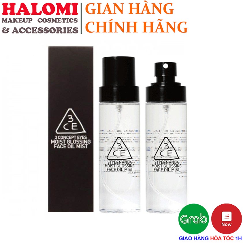 Xịt khoáng kiềm dầu 3CE cao cấp chính hãng Hàn Quốc dưỡng ẩm cho da giữ lớp trang điểm