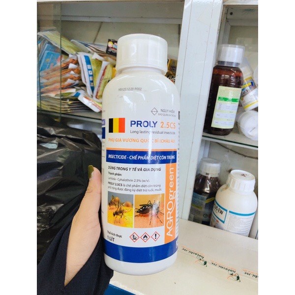 Thuốc đặc trị ruồi, thuốc diệt muỗi PROLY 2.5CS - Chai 1000ml