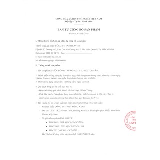 Nước Đông Trùng Hạ Thảo Hector Sâm (Hộp 10 chai)