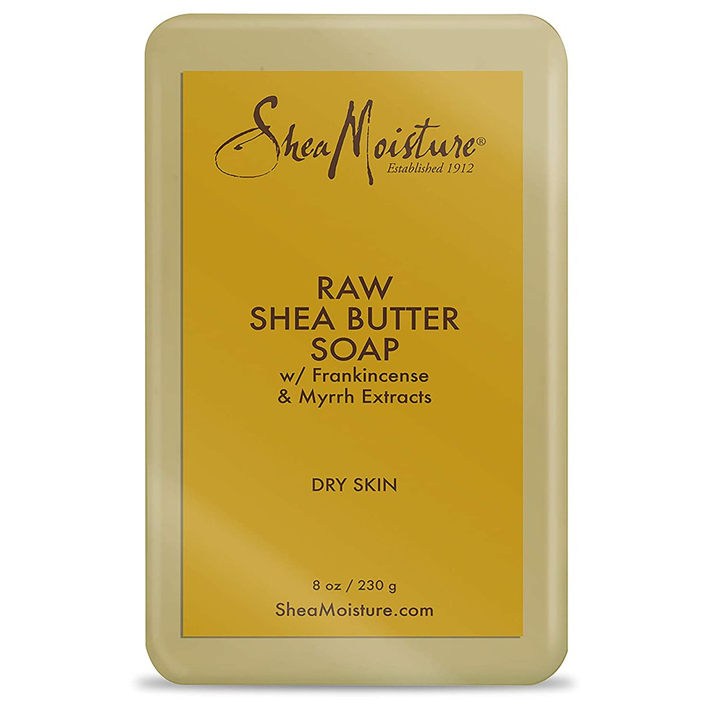 Shea Moisture xà phòng Raw Butter Facial Bar Soap dành cho da khô 230g
