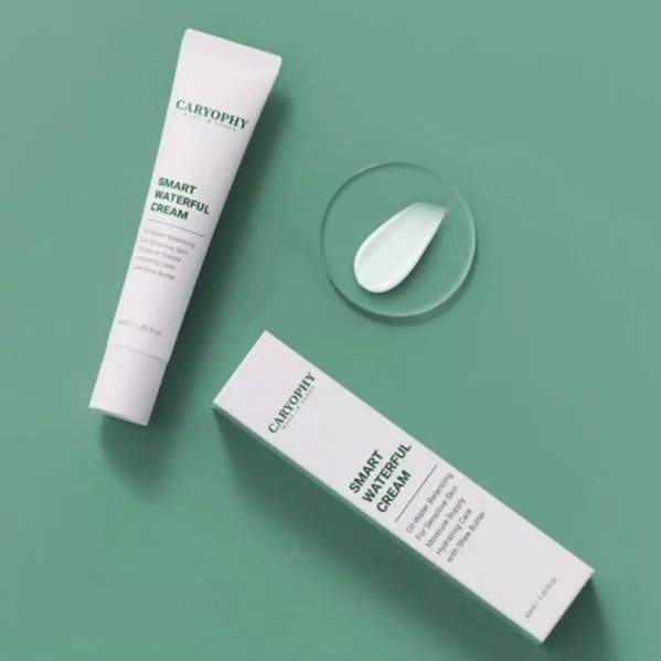 Kem dưỡng ẩm cấp nước và phục hồi da mụn Caryophy Smart Waterful Cream