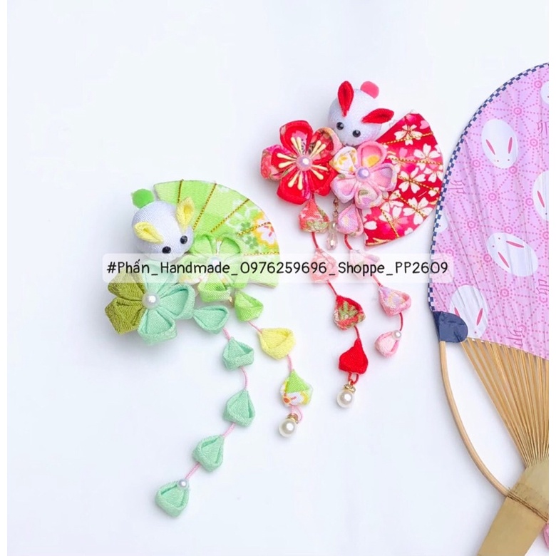 Kẹp tóc phong cách Nhật Bản -Kanzashi Nhật chụp hình Kimono yukata