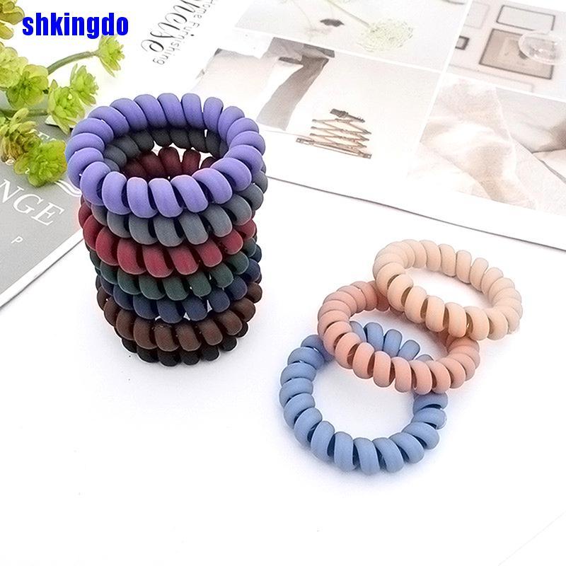 Dây buộc tóc bằng cao su mặt nhám phát sáng trong tối độc đáo cho nữ