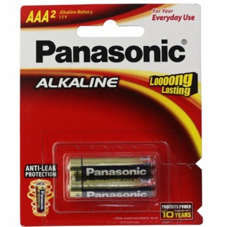 Pin Tiểu AA/ Pin đũa AAA Panasonic Alkaline vỉ 2 viên