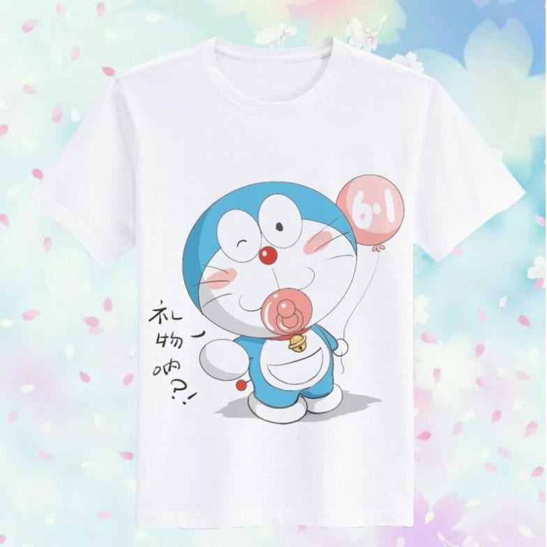 Áo Thun Tay Lửng Hoạt Hình DORAEMON Dễ Thương giá tận xưởng