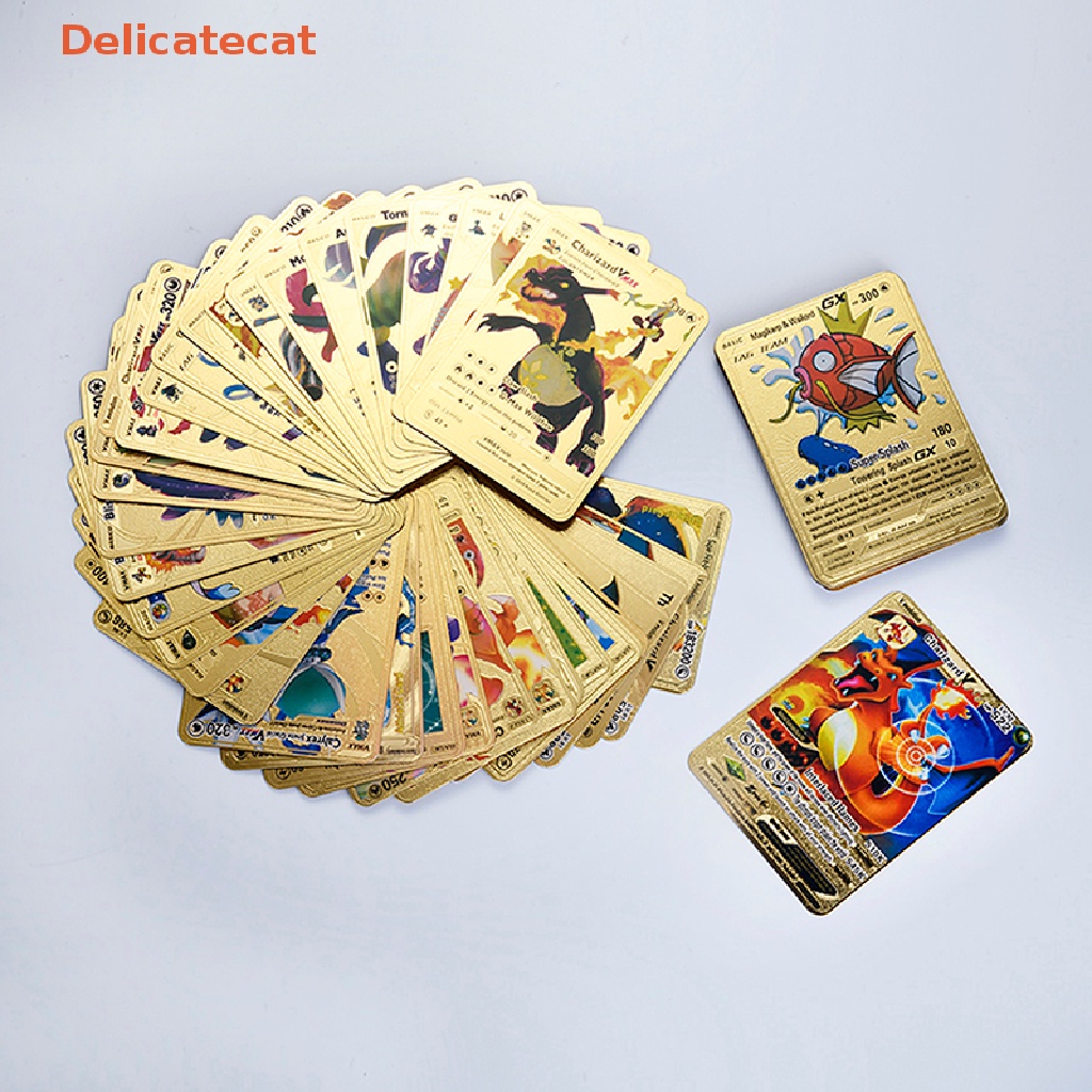 Hộp 54 Thẻ Bài Pokemon Màu Vàng Kim