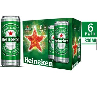 Bia Heineken 6 Lon