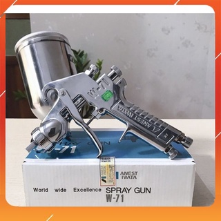 Súng Phun Sơn ♥️ [ HÀNG CHÍNH HÃNG] ♥️ Bép Phun Sơn W71 Anest Iwata Nhật Bản Lỗ Phun 1.3 mm, 1.5mm Bình Bên Và Bình Dưới