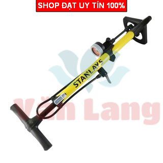 Bơm xe Stanlays cao cấp có đồng hồ - bơm xe máy xe đạp bơm xe đạp - bơm ô tô - CHÍNH HÃNG