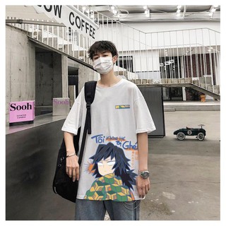 SALE-  (Ảnh thật) Áo Thun Đụt - Tomioka Giyuu (Kimetsu no Yaiba) Unisex -GIÁ TÔT NHẤT