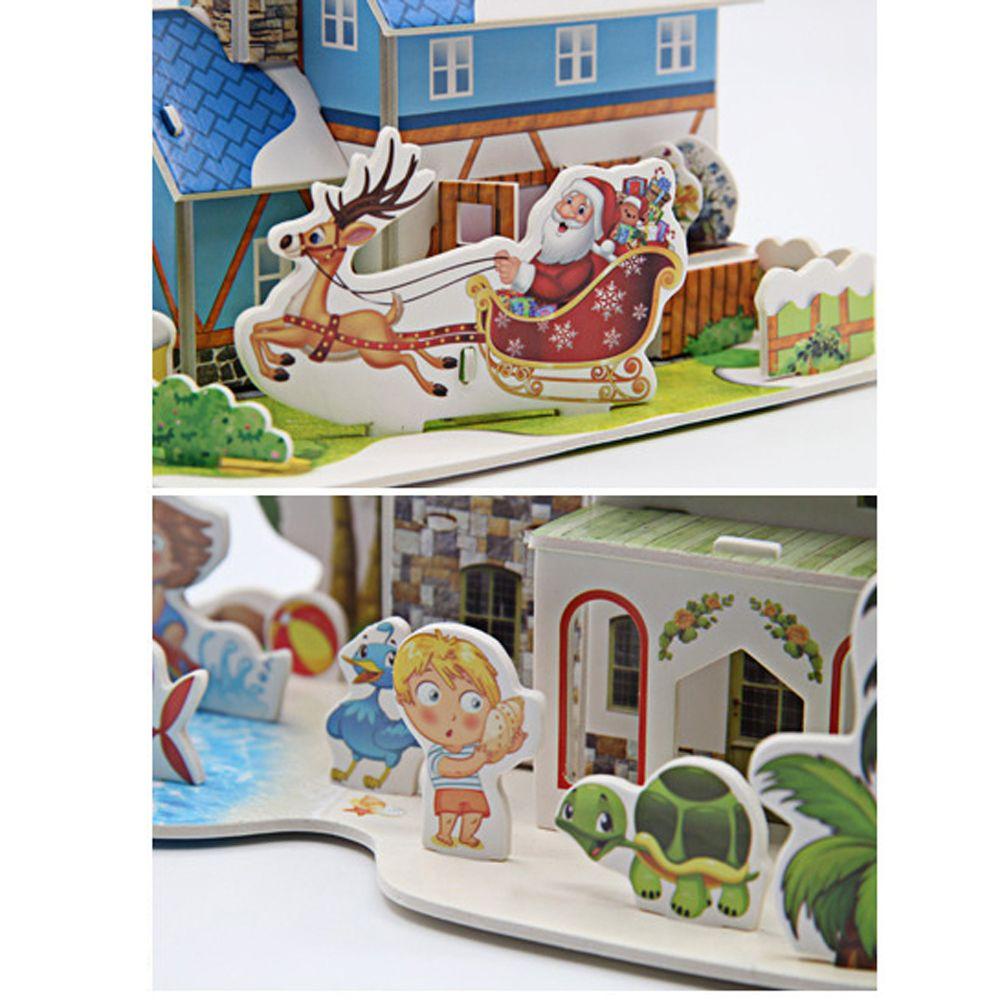 Mô Hình Lắp Ráp Công Viên 3D Sáng Tạo REBUY1 Cho Bé