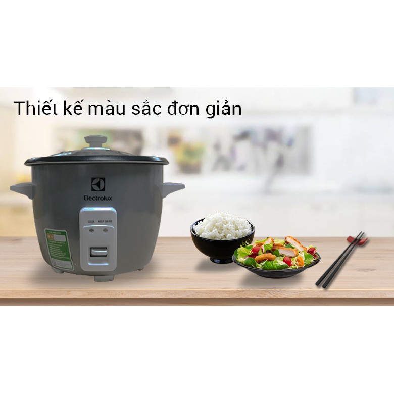 Nồi cơm điện nắp rời Electrolux 1.8 lít ERC1800