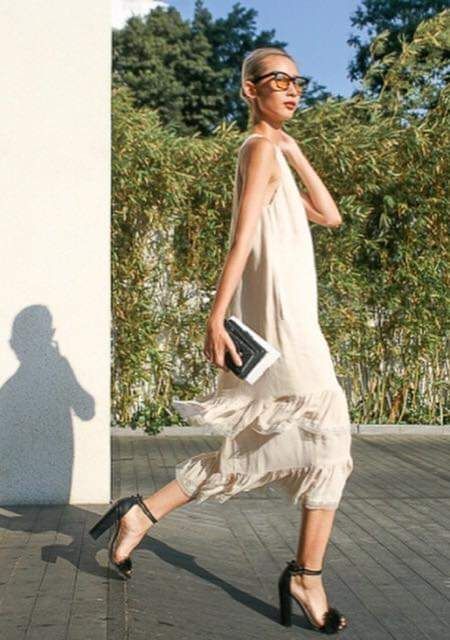 Đầm Maxi trắng AMI