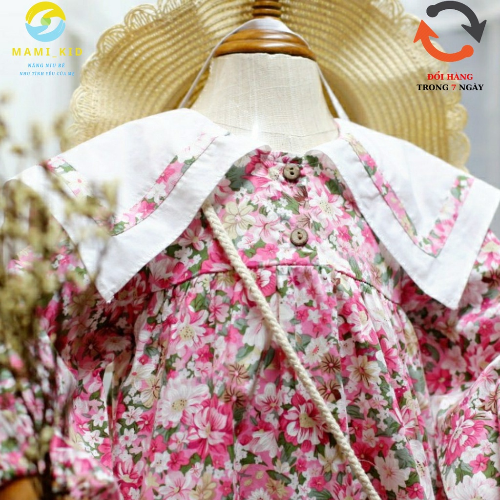 váy cho bé gái 1-7 tuổi hoa nhí xinh yêu 10-25kg ,mamikid