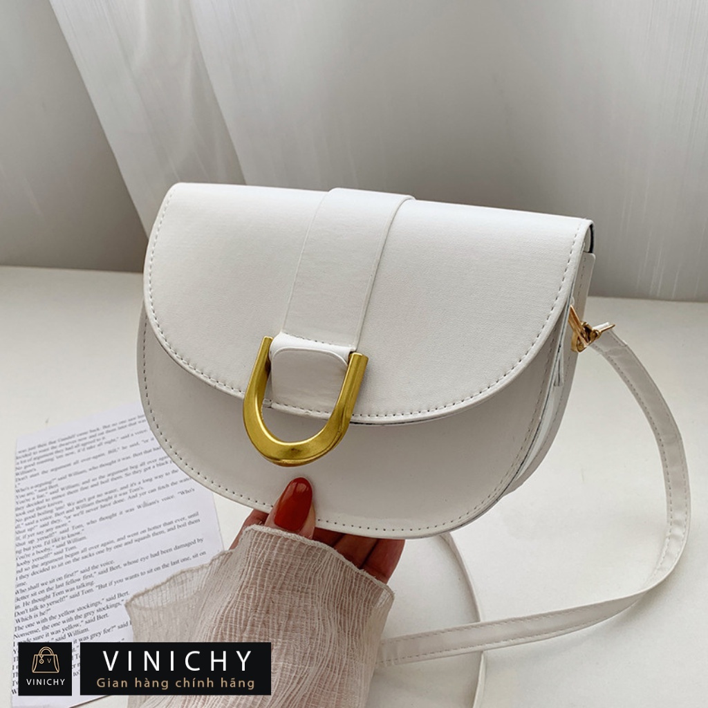 Túi xách nữ đeo chéo, đeo vai túi đi chơi, đi học VINICHY, da đẹp, cao cấp size 18cm HA197