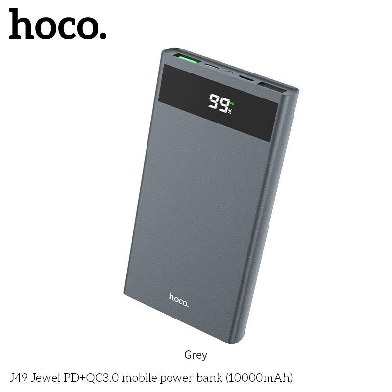 Sạc Dự Phòng Hoco J49 Hỗ trợ sạc nhanh QC3.0 - 10.000 mAh