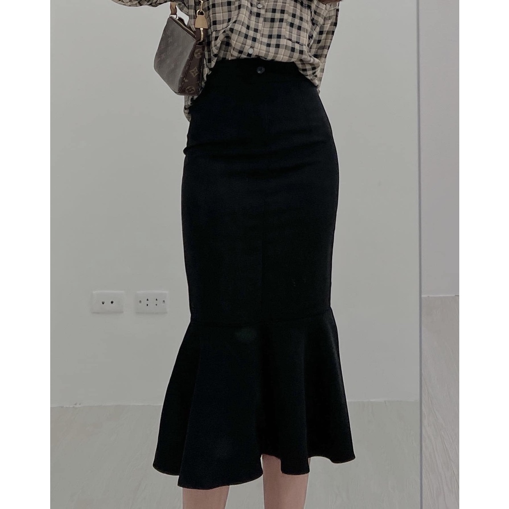 Chân Váy Đuôi Cá Dáng Dài ❤️ FREE SHIP ❤️ Đầm ôm eo tôn dáng cực đỉnh phong cách Hàn Quốc Ulzzang