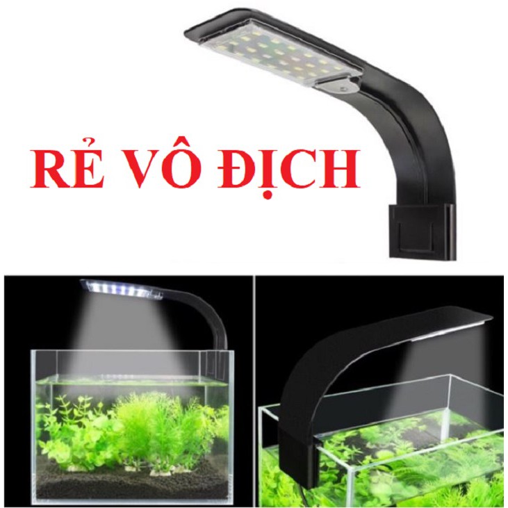 Đèn led hồ cá thuỷ sinh X5 đen trắng