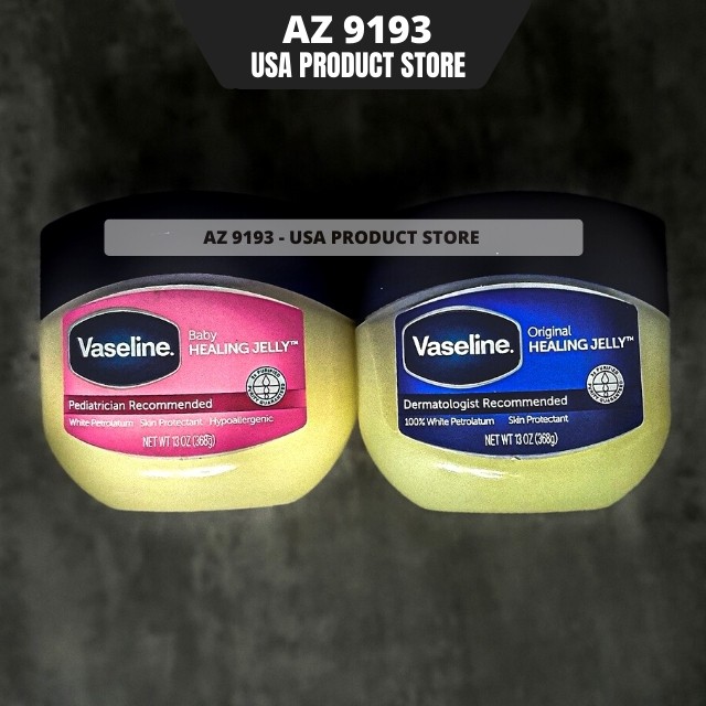 [HÀNG MỸ] Dưỡng Ẩm Vaseline Mỹ 368g ORIGINAL, BABY - Chống Hâm, Sạm Da Do Hâm, Chống Khô, Rạn Da, Môi -  AZ 9193