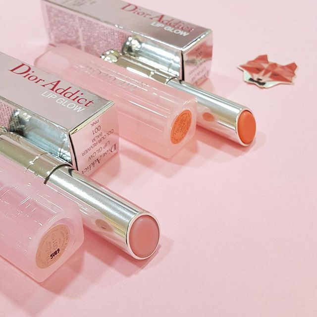 Son dưỡng Dior Addict Lip Glow 001 Pink, 004 Coral