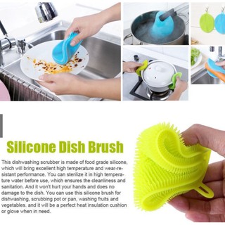 Miếng rửa chén bằng silicone thần kỳ mới