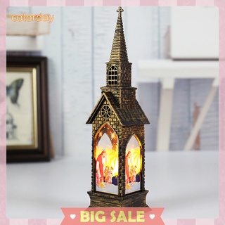 Đèn LED bằng PVC chạy bằng pin phối họa tiết chủ đề Giáng Sinh sáng tạo dùng làm quà tặng cho bạn bè