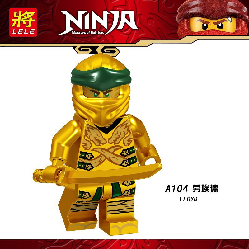 Minifigures Ninjago Các Nhân Vật Sự Phụ Wu Lloyd Nya Lele A098 A105