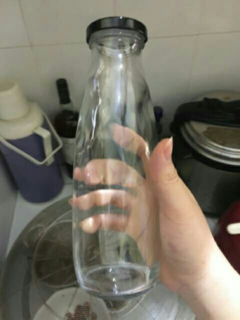 Chai Thủy Tinh Đựng Sữa Nắp Thiếc 500ml đựng mật ong, sữa chua, sữa hạt
