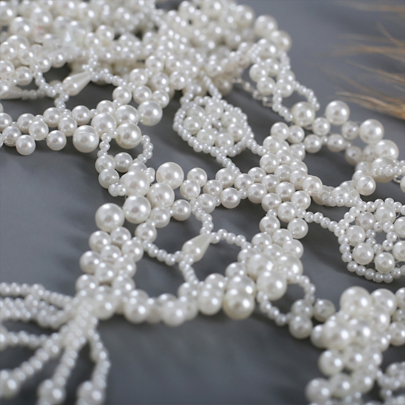 Vòng cổ Choker Đính Ngọc Trai Nhân Tạo Phong Cách Cổ Điển Thời Trang Cho Nữ