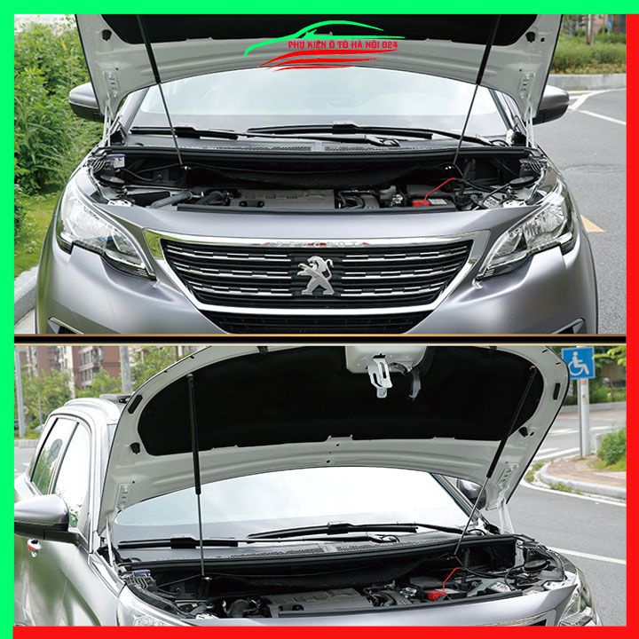 Bộ ty thủy lực ben hơi chống nắp capo Peugeot 5008 Peugeot 3008 All New tự động kèm phụ kiện lắp